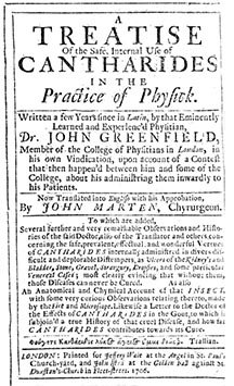 title page of a mandeville text