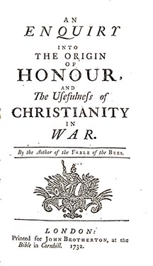 title page of a mandeville text