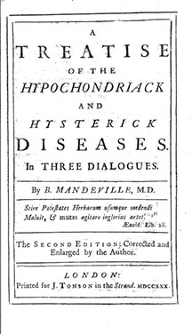 title page of a mandeville text